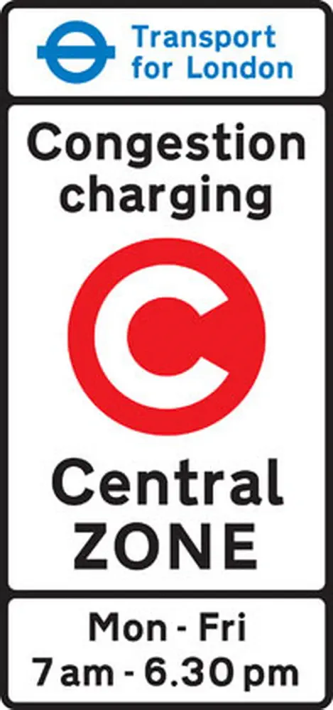 Congestion Zone Sign