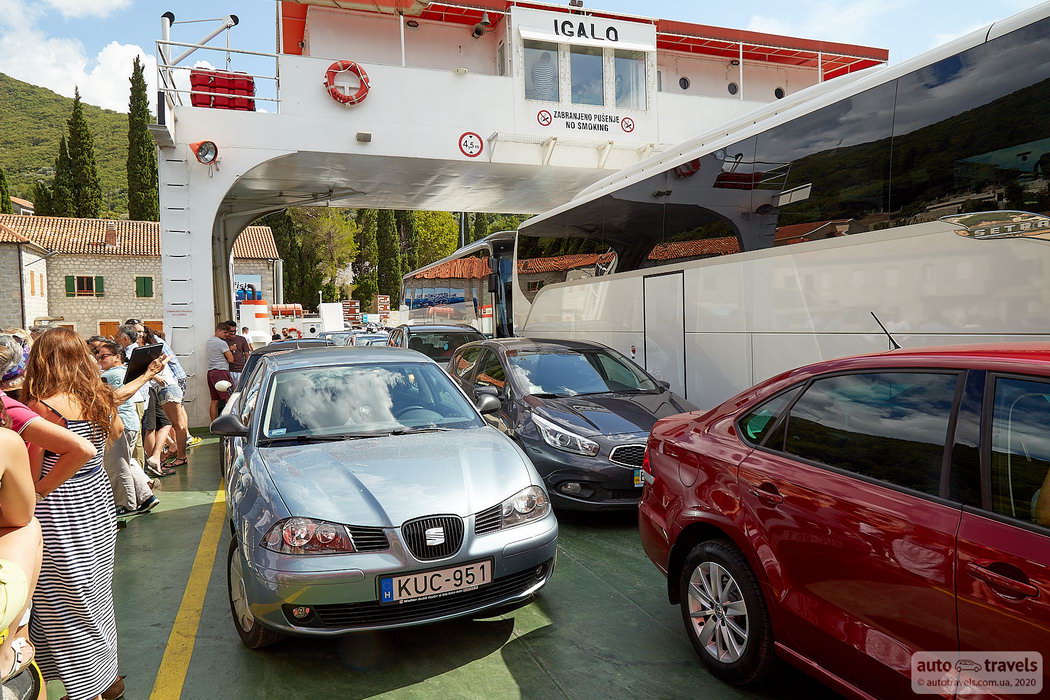 Kotor, Montenegro. Ferry Crossing
