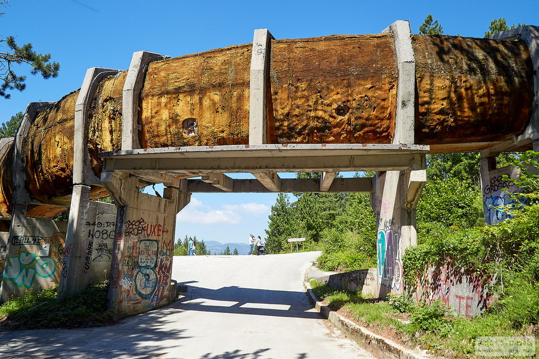 Abandoned Bobsleigh Track near Sarajevo